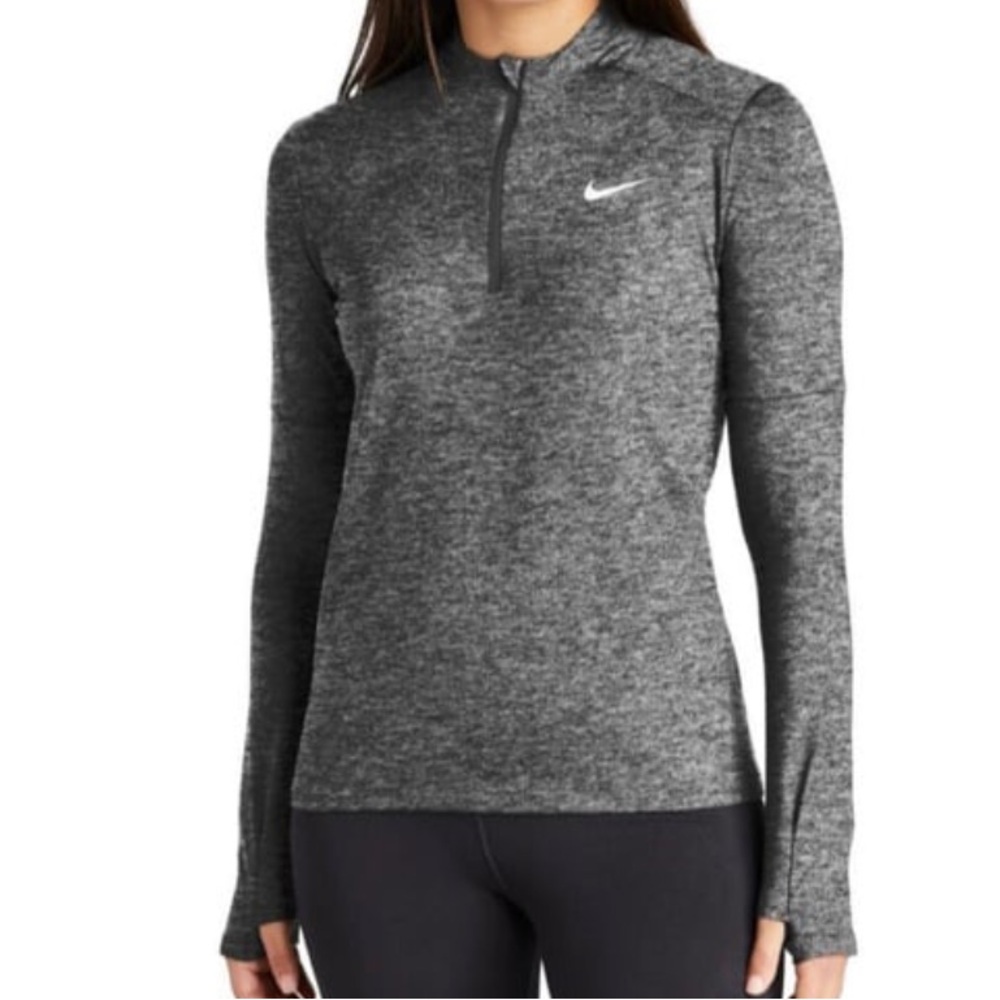 Nike Gray Element Quarter Zip Jacket - image 1